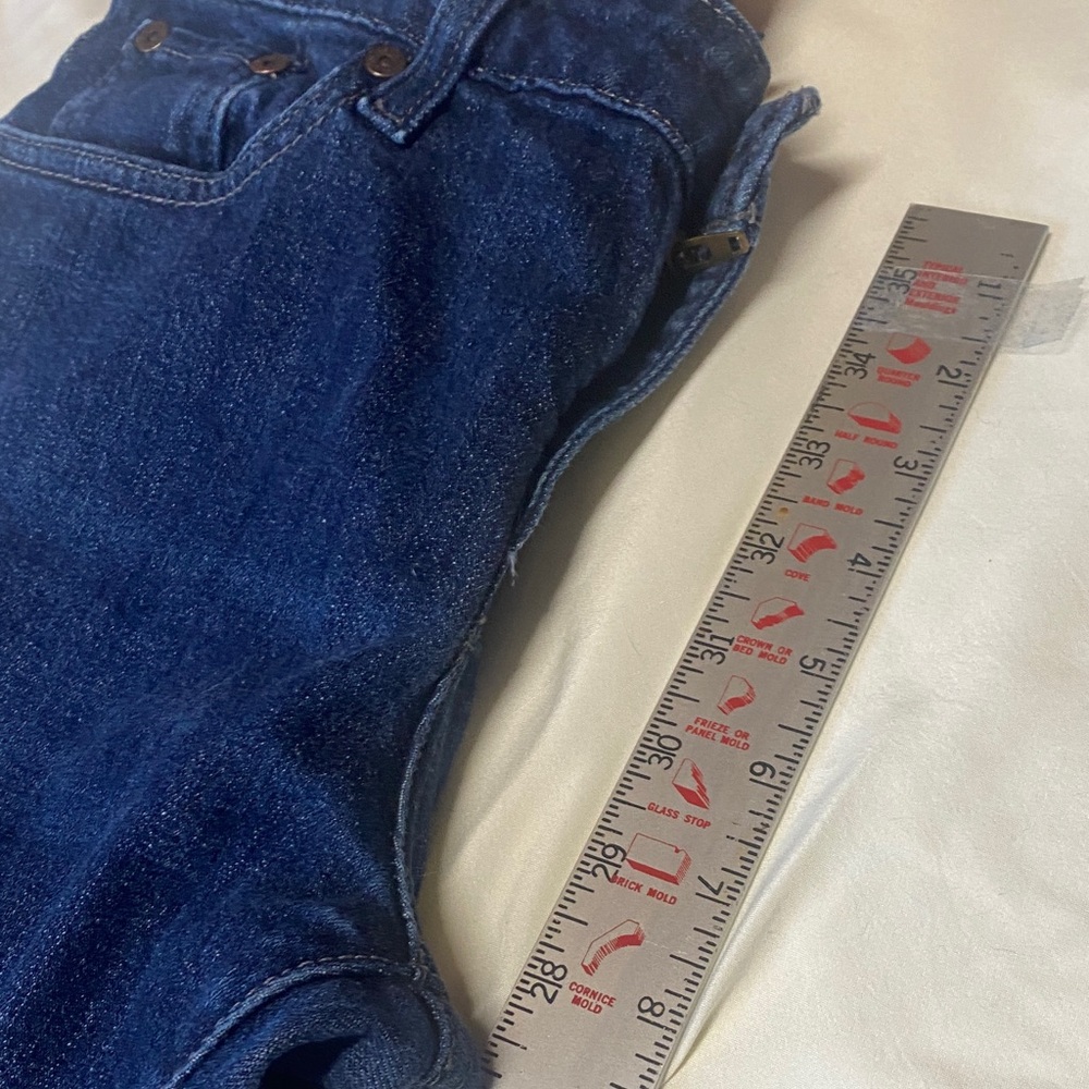 Levi's Women's Mid Rise Skinny Jeans - Dark Blue - Picture 5 of 9